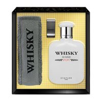coffret whisky sport parfum homme serviette pince billet evaflor