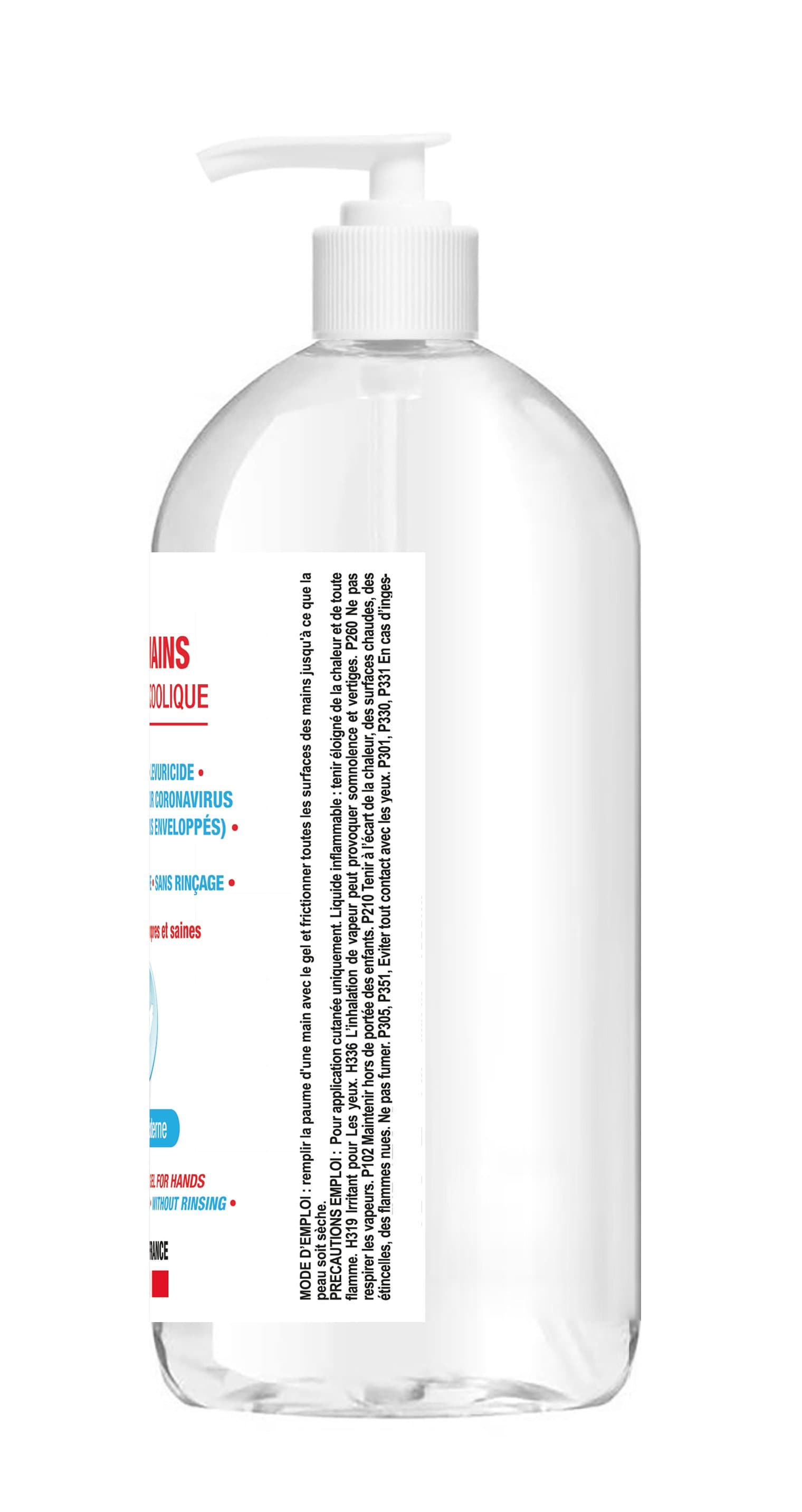 Gel Mains Hydroalcoolique 1000 mL  Evaflor Paris