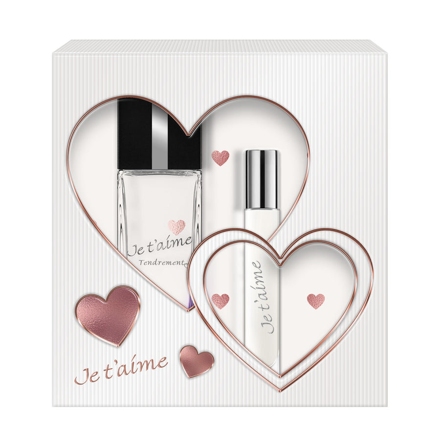 coffret je t'aime tendrement parfum femme vapo sac evaflor