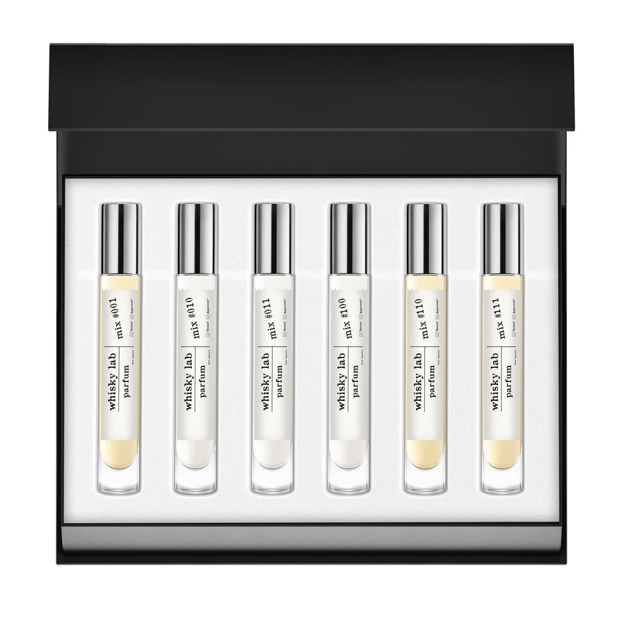 WHISKY Perfume Collection • Box of 6 Miniatures 10 ml • Men's Perfumes