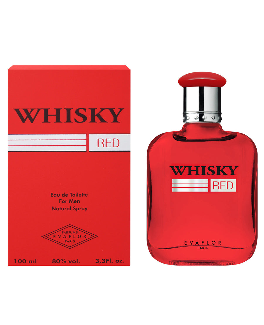 whisky red eau de toilette 100 ml parfum homme evaflor