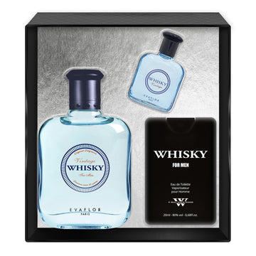 coffret whisky vintage parfum voyage homme miniature evaflor